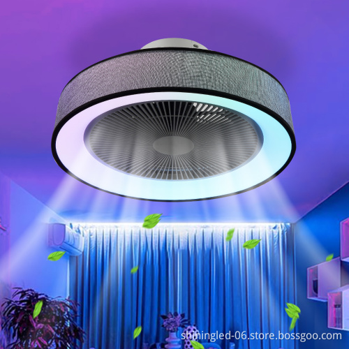 SLYNN Modern Designer Luxury Ceiling Fan Light with Remote Control